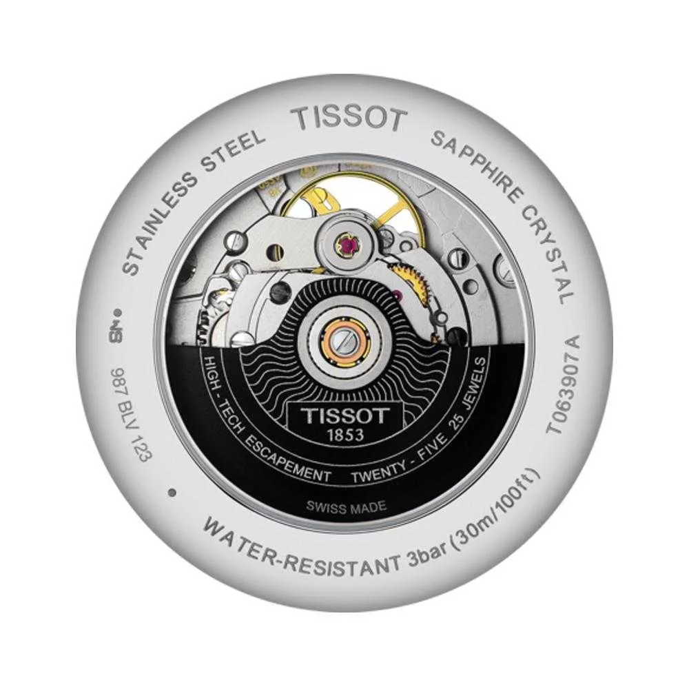 Jewelry Tissot Watches TISSOT T0639071103800 TRADITION POWERMATIC 80 OPEN HEART MEN'S WATCH