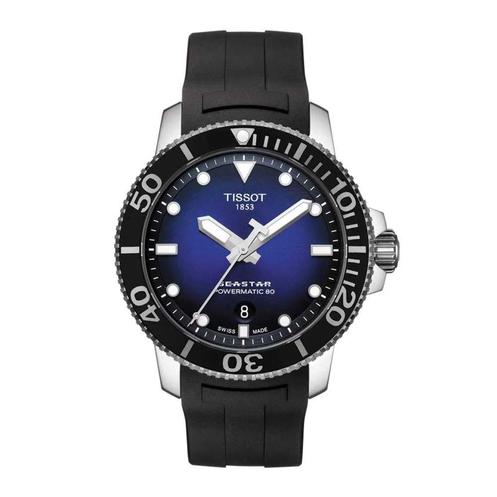 Jewelry Tissot Watches TISSOT T1204071704100 SEASTAR 1000 POWERMATIC 80 MEN'S WATCH