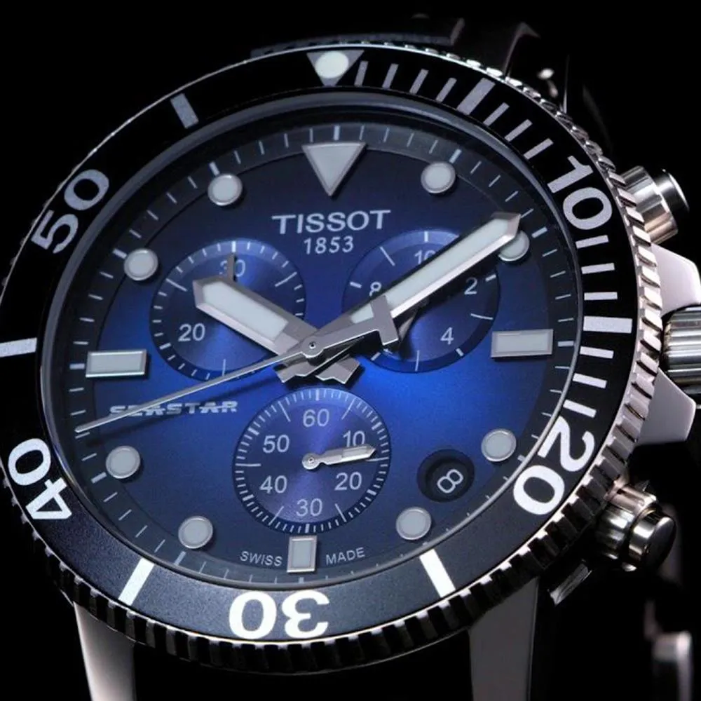 Jewelry Tissot Watches TISSOT T1204171704100 SEASTAR 1000 MEN'S WATCH