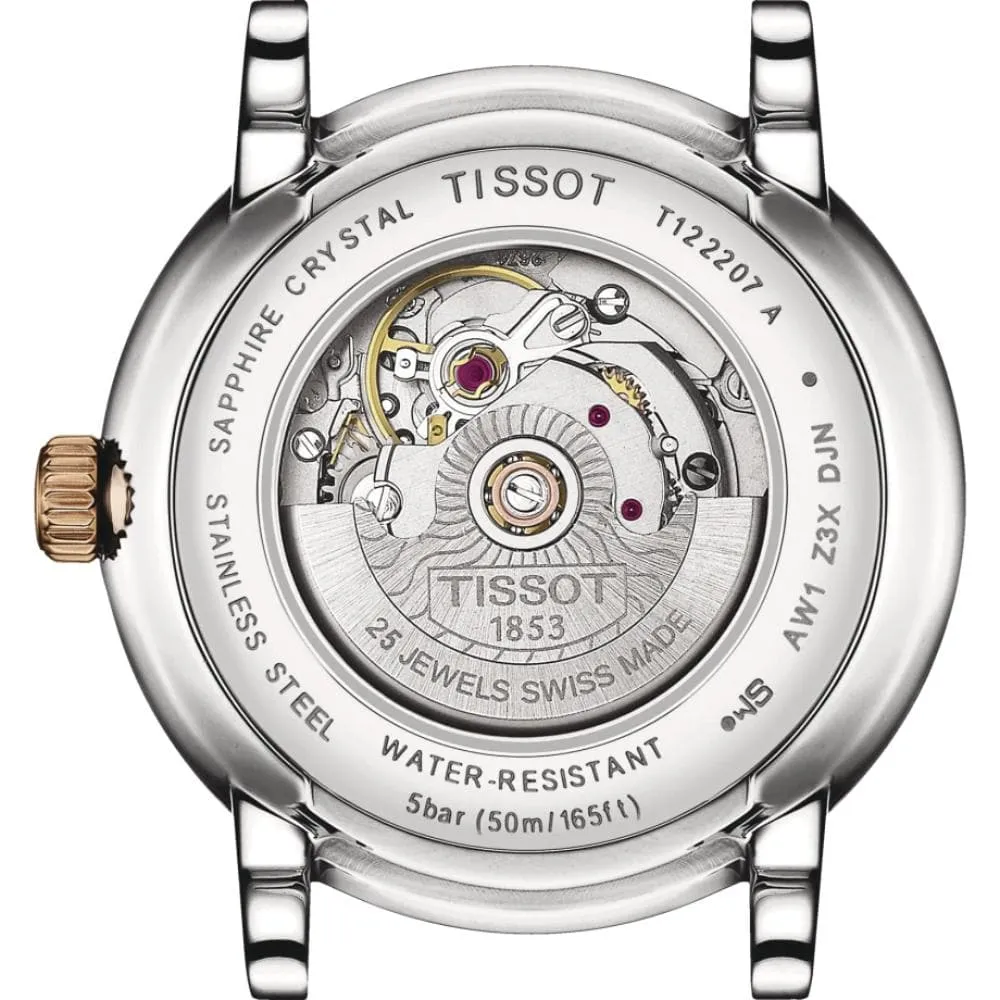 Jewelry Tissot Watches TISSOT T1222072203300 CARSON PREMIUM AUTOMATIC WOMEN'S WATCH