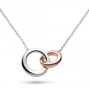 Kit Heath Bevel Cirque Link Rose Gold 18" Necklace 9188RG Kit Heath Jewelry And Accessories