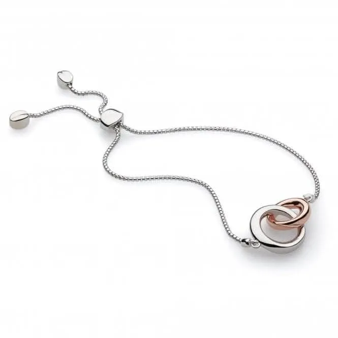 Kit Heath Bevel Cirque Link Rose Gold Toggle Bracelet 7187RG Kit Heath Jewelry And Accessories