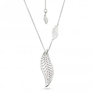 Kit Heath Blossom Eden Grande Leaf 30" Necklace 90247HP Kit Heath Jewelry And Accessories