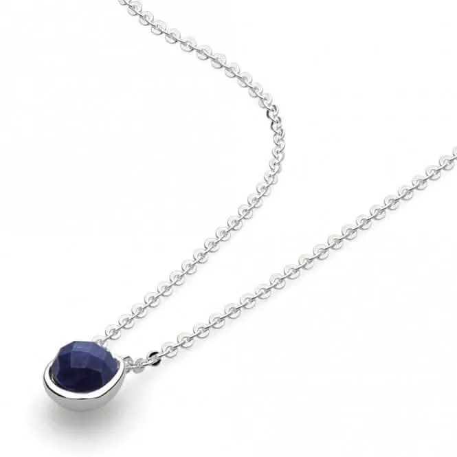 Kit Heath Coast Pebble Lapis Lazuli Mini 17" Necklace 9184LP Kit Heath Jewelry And Accessories