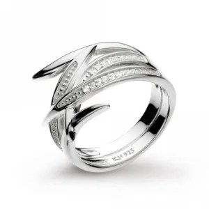 Kit Heath Entwine Helix Pave Zirconia Ring 10231CZ Kit Heath Jewelry And Accessories