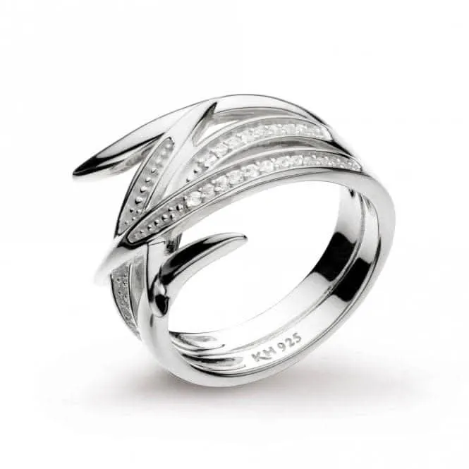 Kit Heath Entwine Helix Pave Zirconia Ring 10231CZ Kit Heath Jewelry And Accessories
