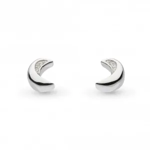 Kit Heath Miniature Sparkle Zirconia Mini Moon Earrings 40035CZ Kit Heath Jewelry And Accessories
