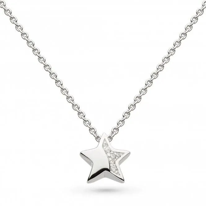 Kit Heath Miniature Sparkle Zirconia Shining Star 17 Necklace 90034CZ Kit Heath Jewelry And Accessories