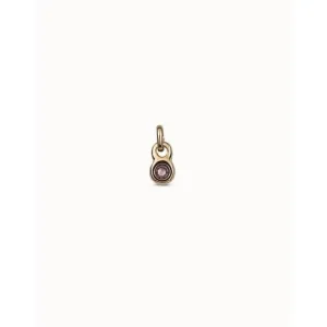La Vie En Rose Pink Faceted Crystal Charm CHA0180ORORSA0U Unode50 Jewelry And Accessories