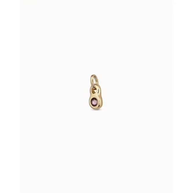 La Vie En Rose Pink Faceted Crystal Charm CHA0180ORORSA0U Unode50 Jewelry And Accessories