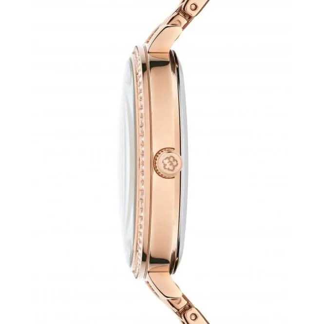 Ladies Daisen Stainless Steel Rose Gold-Tone Watch BKPDSS304