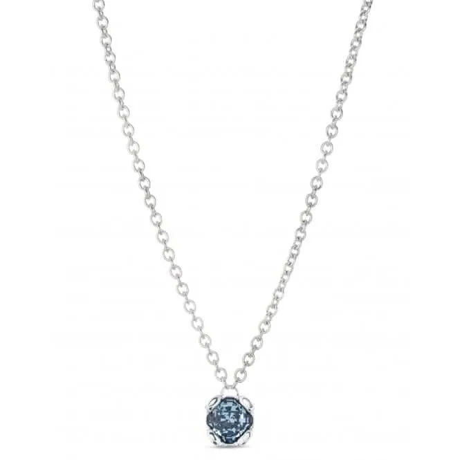 Ladies Large Blue Faceted Crystal Charisma Necklace COL1834AZUMTL0U Unode50 Jewelry And Accessories