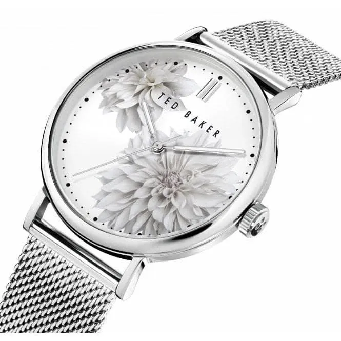 Ladies Phylipa Peonia Stainless Steel Silver Tone Watch BKPPHF009