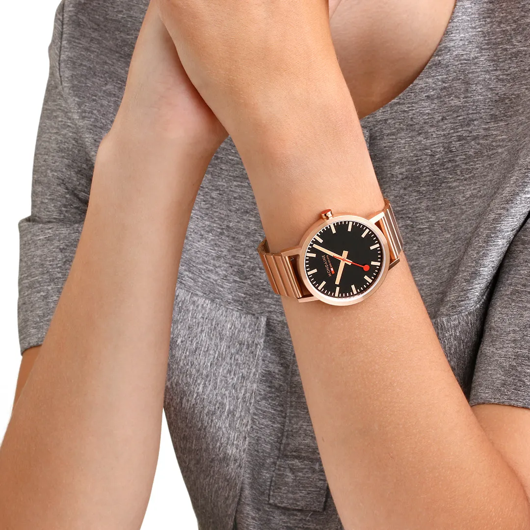 Mondaine Watches Mondaine Classic Rose Gold Watch