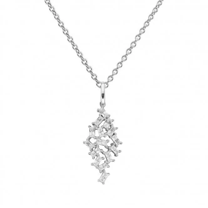 Multi Baguette Scatter Pendant P5025 Diamonfire Jewellery