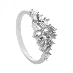 Multi Baguette Scatter Ring R3783 Diamonfire Jewellery