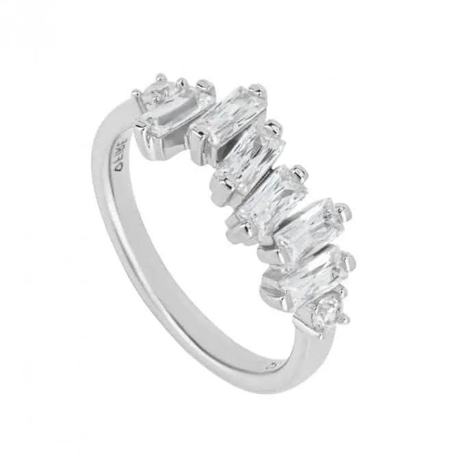 Multi Baguette Zirconia Ring Diamonfire Jewellery