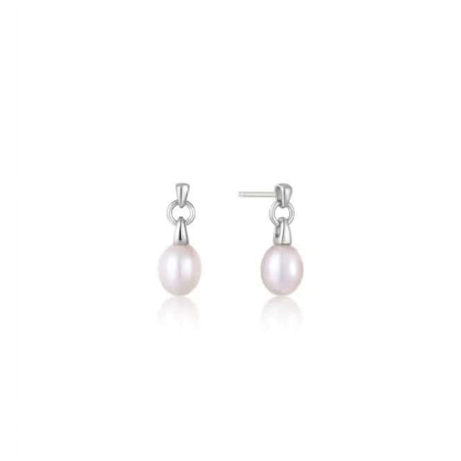 Pearl Drop Stud Earrings E043-02H Ania Haie Jewellery
