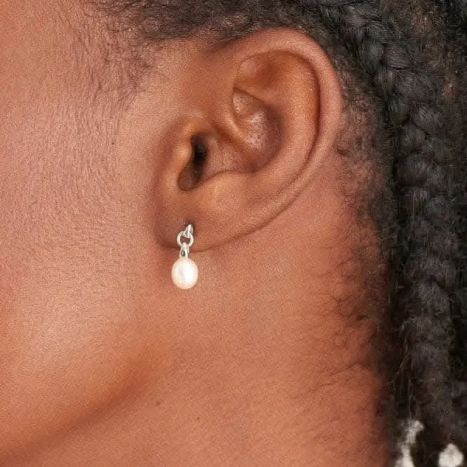 Pearl Drop Stud Earrings E043-02H Ania Haie Jewellery