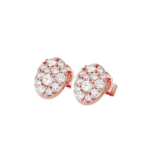Ponte Vecchio Jewellery Ponte Vecchio 18ct Rose Gold 0.30ct Diamond Stud Earrings