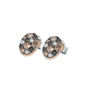 Ponte Vecchio Jewellery Ponte Vecchio 18ct Rose Gold 0.32ct Coloured Diamond Stud Earrings