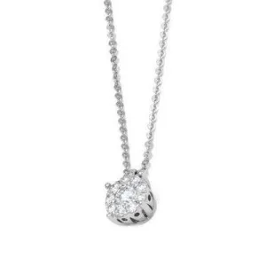 Ponte Vecchio Jewellery Ponte Vecchio Artemide 18ct White Gold 0.17ct Diamond Necklace