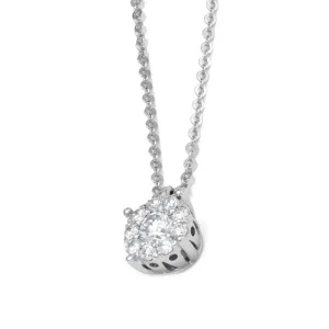 Ponte Vecchio Jewellery Ponte Vecchio Artemide 18ct White Gold 0.24ct Diamond Necklace
