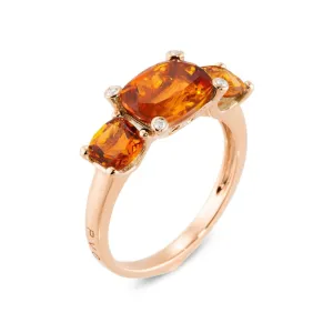 Ponte Vecchio Jewellery Ponte Vecchio Iris 18ct Yellow Gold 3.66ct Citrine Diamond Ring