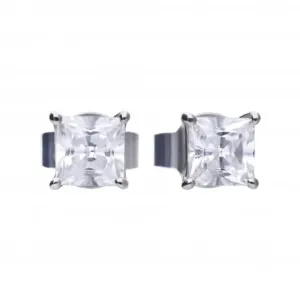 Princess Cut Cubic Zirconia Stud Earrings E5902 Diamonfire Jewellery