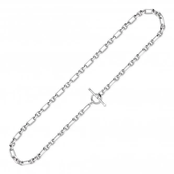 Revival Astoria Figaro 18" Chain T-Bar Necklace 90437RP Kit Heath Jewelry And Accessories