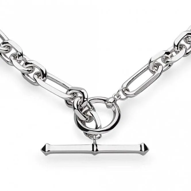 Revival Astoria Figaro 18" Chain T-Bar Necklace 90437RP Kit Heath Jewelry And Accessories
