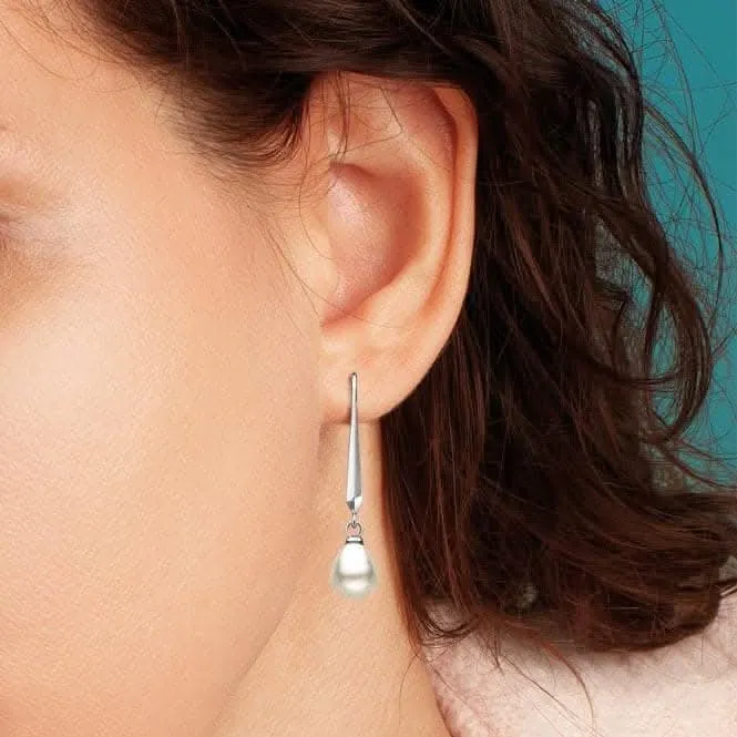 Revival Astoria Pearls Teardrop Pearl Drop Earrings 50431FP Kit Heath Jewelry And Accessories