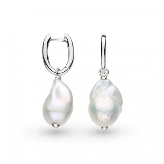 Revival Baroque Pearl Multi-Wear Hoop Earrings 50171FP Kit Heath Jewelry And Accessories