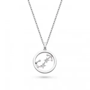 Revival Céleste Constellation Zirconia Rhodium Plated Scorpio 18" Necklace 90471SCO Kit Heath Jewelry And Accessories
