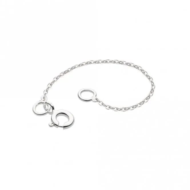 Rhodium Plated Diamond Cut Cable Chain Extender - 2" KHEXTDC2RP Kit Heath Jewelry And Accessories