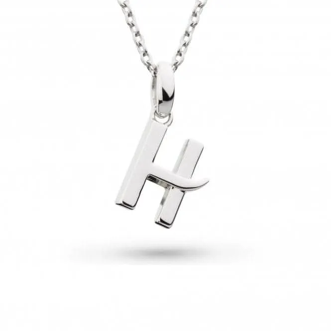 Signature Skript Capital H 18" Necklace 9198RPH Kit Heath Jewelry And Accessories