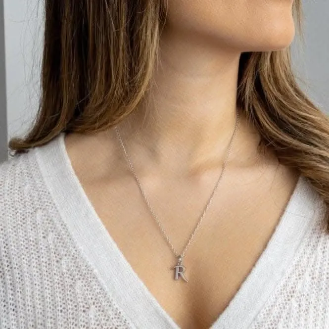 Signature Skript Capital R 18" Necklace 9198RPR Kit Heath Jewelry And Accessories