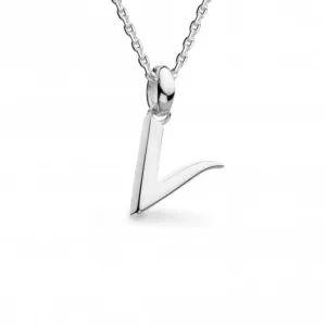 Signature Skript Capital V 18" Necklace 9198RPV Kit Heath Jewelry And Accessories