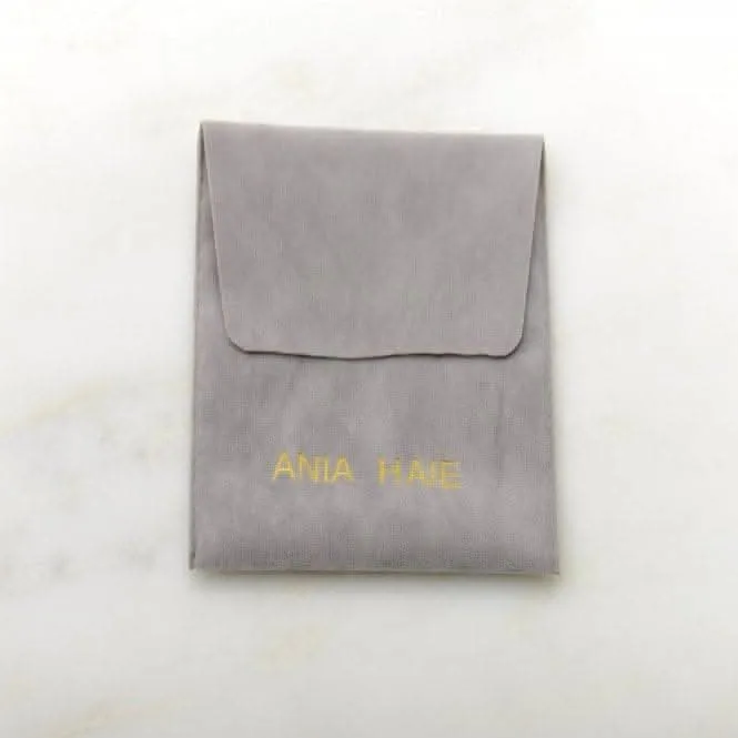 Silver Shiny Gold Plated Geometry Drop Discs Necklace N005-03G Ania Haie Jewellery