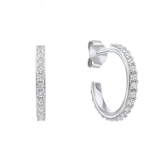 Sterling Silver Clear Cubic Zirconia Earrings E6406 Diamonfire Jewellery