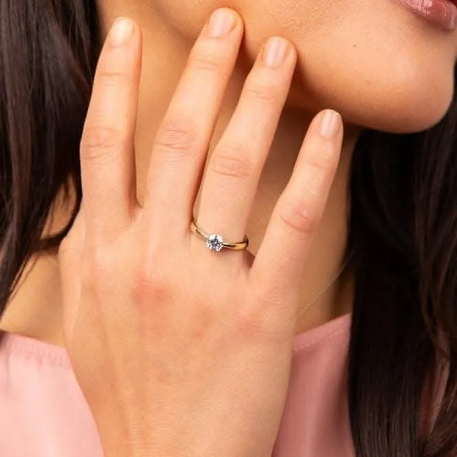 Sterling Silver Clear Cubic Zirconia Ring R3866 Diamonfire Jewellery
