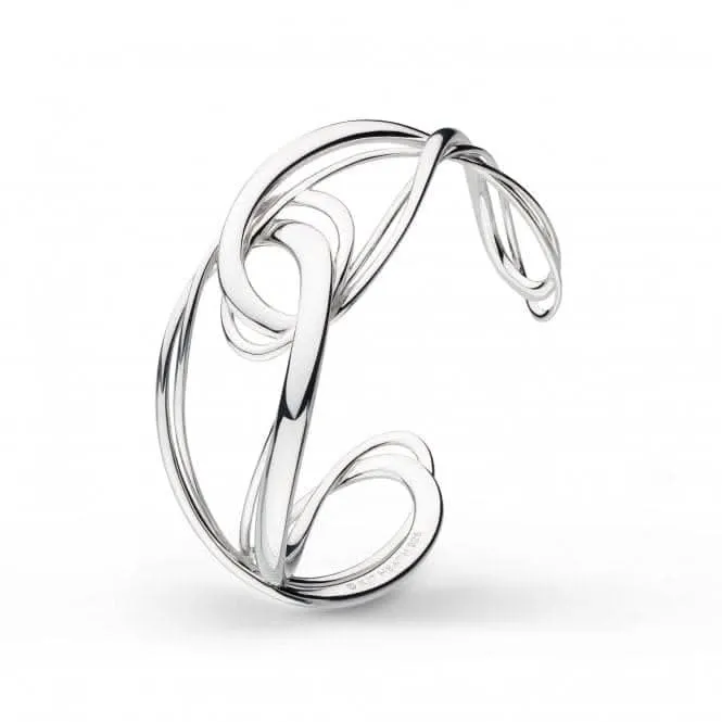Sterling Silver Infinity Grande Cuff Bangle 71163RP Kit Heath Jewelry And Accessories