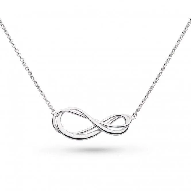Sterling Silver Infinity Necklace 91161RP Kit Heath Jewelry And Accessories