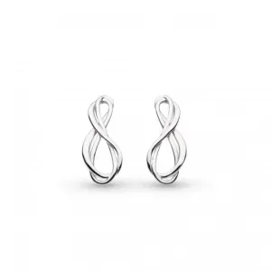 Sterling Silver Infinity Stud Earrings 41163RP Kit Heath Jewelry And Accessories