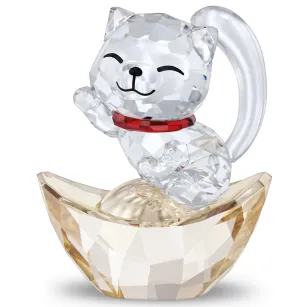 Swarovski Crystal Jewellery Asian Symbol: Lucky Cat