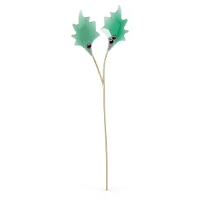 Swarovski Crystal Jewellery Garden Tales - Holly Leaves