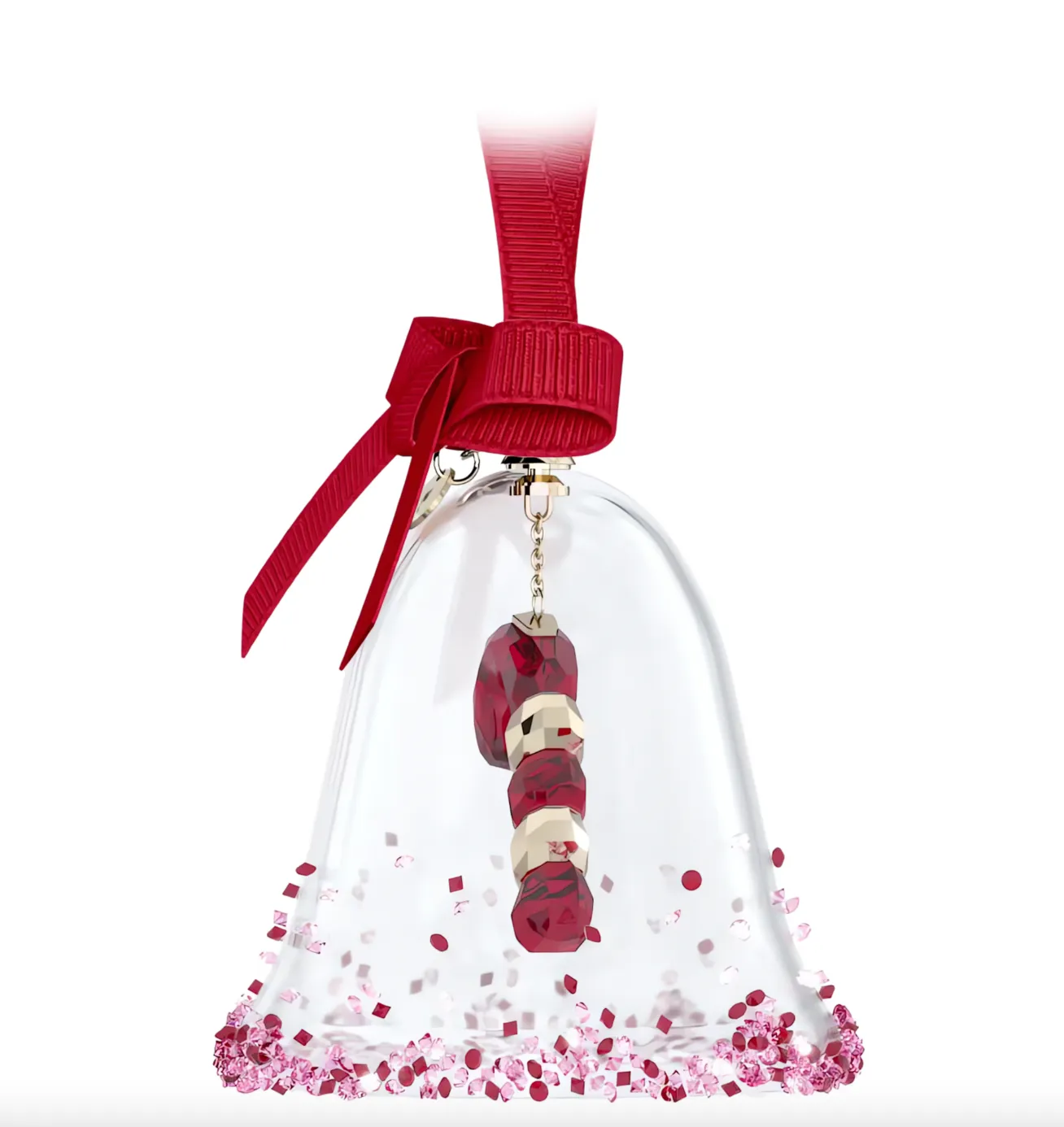 Swarovski Crystal Jewellery Holiday Cheers Dulcis: Red Bell Ornament