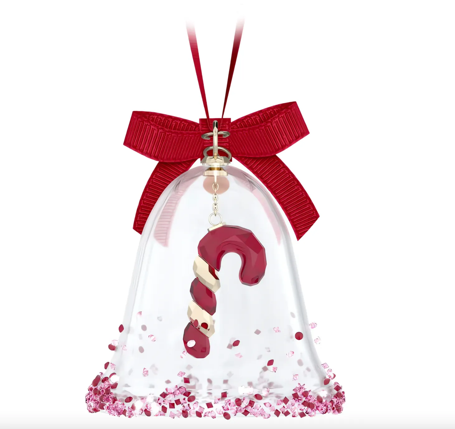 Swarovski Crystal Jewellery Holiday Cheers Dulcis: Red Bell Ornament