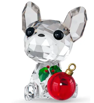 Swarovski Crystal Jewellery Holiday Cheers: French Bulldog