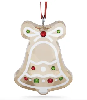 Swarovski Crystal Jewellery Holiday Cheers: Gingerbread Bell Ornament